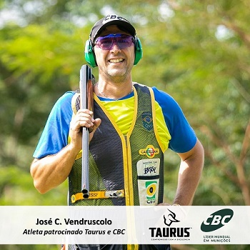 CBC/TAURUS PATROCINA MAIS UM ATLETA DE TIRO: JOSé VENDRUSCOLO