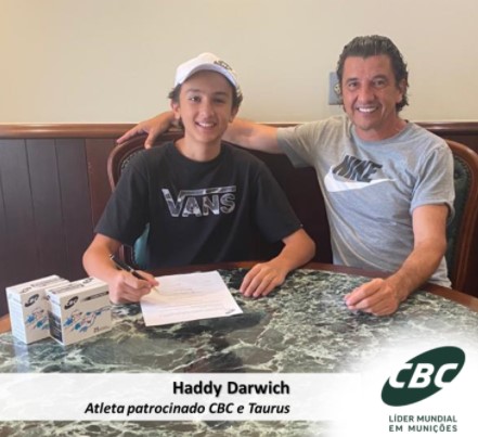 CBC E TAURUS CONSOLIDAM PATROCíNIO DE MAIS UM ATLETA DO TIRO ESPORTIVO: HADDY DARWICH