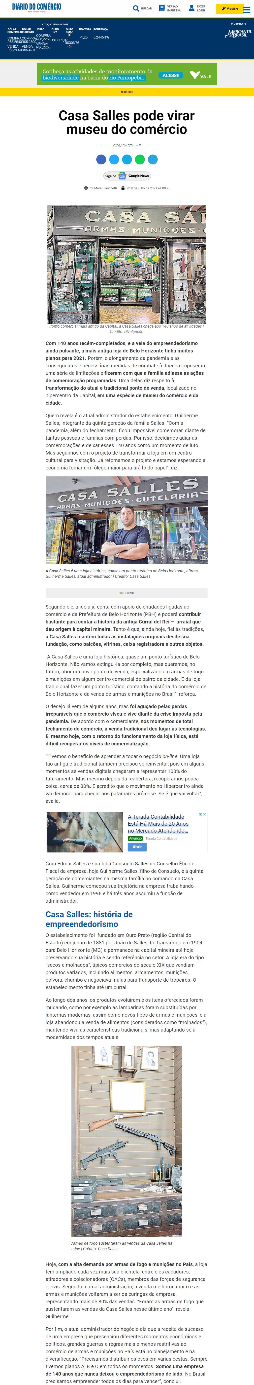 CASA SALLES PODE VIRAR MUSEU DO COMéRCIO