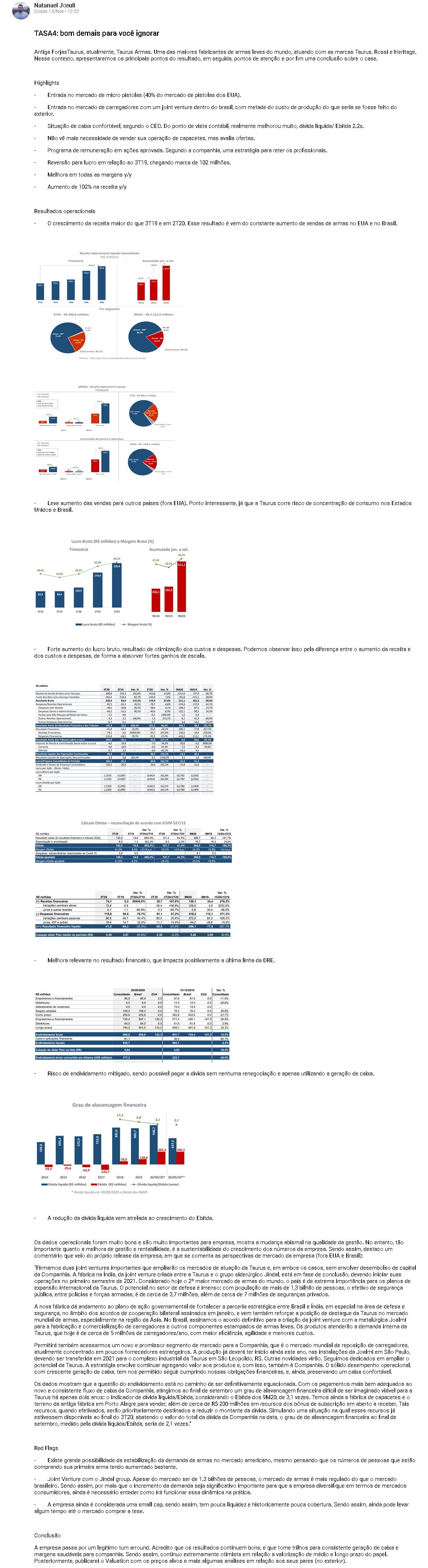 TASA4: BOM DEMAIS PARA VOCê IGNORAR