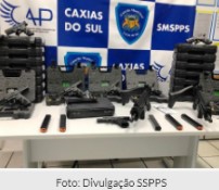 SECRETARIA DE SEGURANçA PúBLICA RECEBE 22 ARMAS PARA A GUARDA MUNICIPAL