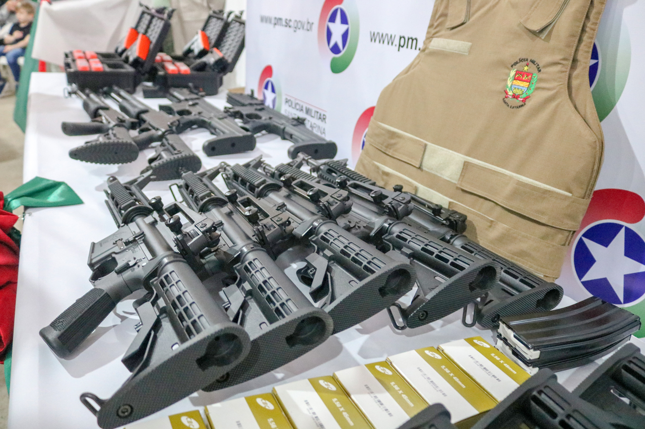MAIS ARMAMENTOS PARA AS PMS DA REGIãO